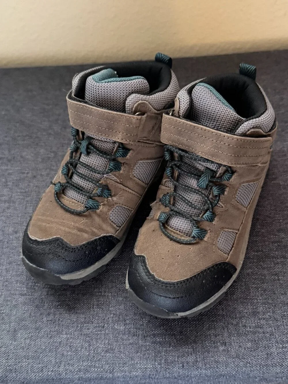 Toddler Brown Hiking Trail Boots, Size 11